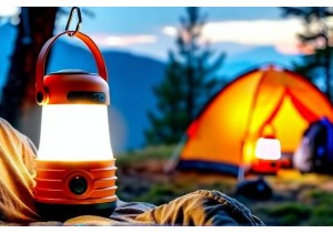 Portable LED Lamps for Camping and Emergency Use