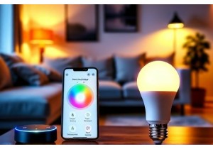 Smart LED Bulbs App Control and Voice Compatibility