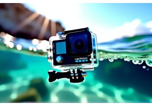 Budget运动相机with Waterproof Cases Real Ocean Test Results