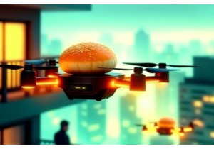 The Midnight Snack Drone: Delivers Bao Buns from Rooftop
