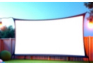 Outdoor Projector Setup for Backyard Movie Nights