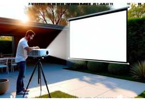 Projector Brightness Tested in Daylight Conditions