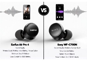 Earfun Air Pro 4 vs Sony WF Best Budget Earbuds Showdown