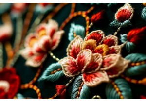 Exquisite Embroidered Paintings as Wall Decor Statements