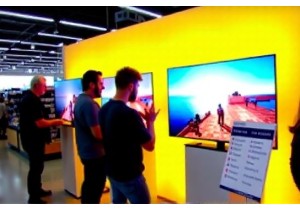 In Store Demos Help Customers Choose Between OLED and LCD