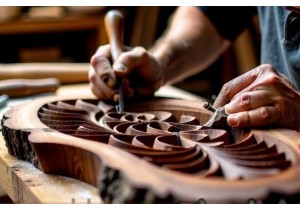 Master Craftsmen Behind Fine Walnut Sculptures