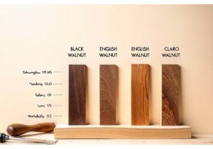 Sizhuanglou Walnut Texture Comparison with Other Types