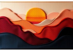 Double Sided Embroidery Art for Modern Living Spaces