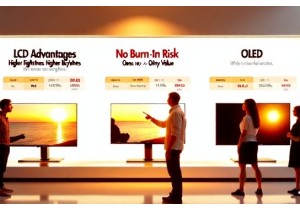 How to Position LCD TVs Against OLED in Store Displays