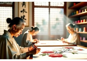 Behind the Scenes at a Suzhou Embroidery Atelier Studio