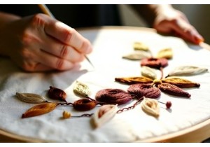 Creating Heirloom Quality Embroidered Textiles by Hand