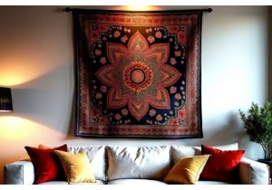 Silk Embroidery Wall Hangings That Inspire Living Spaces
