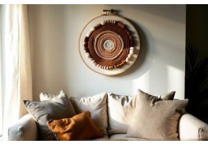 Turning Embroidered Art into Statement Wall Decor Pieces