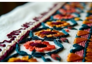 Artisanal Hand Embroidery Preserving Ancient Techniques