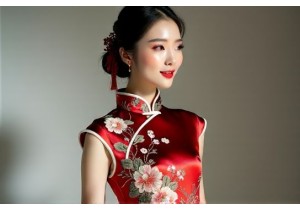 Timeless Silk Qipaos Featuring Exquisite Embroidery Details