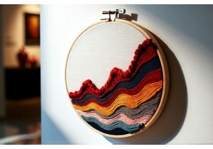 Collectible Embroidery Art with Investment Value Potential