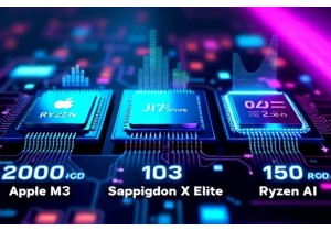 Processor Battle M3 vs Snapdragon X Elite vs Ryzen AI
