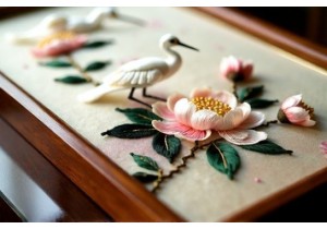 Collectible Embroidery Art Pieces Celebrating Eastern Aesthetics and Skill