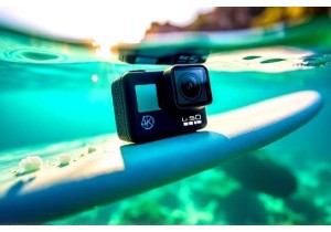 Lightweight Action Camera Waterproof Up to 10 Meters Depth
