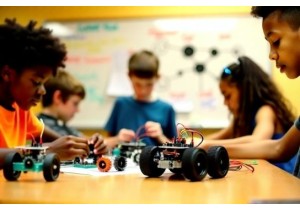 Robot Assembly Kits Teaching Electronics and Mechanics