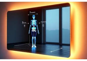 Chinese Made Fitness Mirror with Real Time Form Correction AI