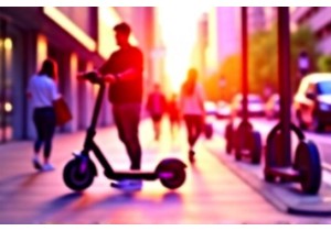 Urban Micro Mobility Solutions Include Foldable Electric Scooters and Bikes