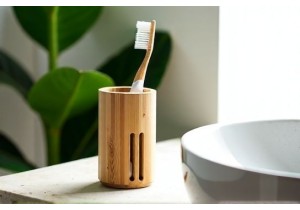 Lifestyle Products China Bamboo Toothbrush Holders with Integrated Drainage