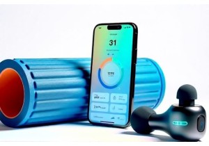 Smart Recovery Tool Set Featuring Massage Gun Foam Roller and App