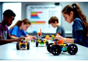 Modular Robot Building Kits for STEM Classrooms