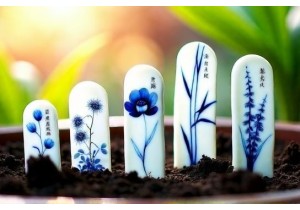 Unique Chinese Gifts for Gardeners Featuring Porcelain Plant Markers