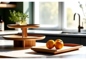 Creative Home Goods China Multi Tier Serving Trays for Entertaining Guests