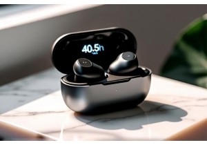 Longest Battery Life Wireless Earbuds Up to 40 Hours Total with Charging Case