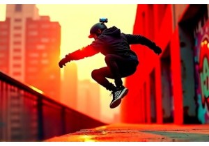 Best Action Camera for Parkour and Freerunning With Ultra Wide Angle Lens