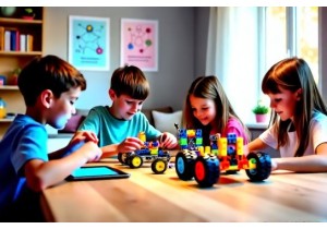 Modular Robot Building Kits for STEM Learning at Home