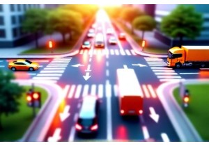 Vehicle To Everything Communication Enhances Traffic Flow Efficiency