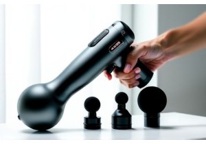 Rechargeable Cordless Fascia Gun with Quiet Brushless Motor Tech