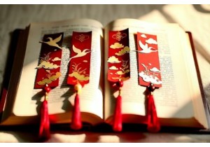 Unique Chinese Gifts for Book Lovers with Paper Cut Art and Bookmark Sets
