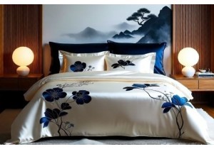 Authentic Chinese Silk Bed Linens Infused with Eastern Ae...