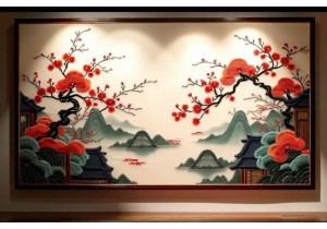 Double Sided Embroidery Art Pieces for Discerning Art Col...