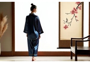 Silk Pajamas and Loungewear Designed with Traditional Chinese Craft Techniques