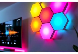 Nanoleaf Shapes Hexagons LED Light Panels Review App Sync Music Mode and Build Quality