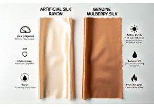 The Difference Between Artificial Silk and Genuine Chinese Mulberry Silk Fabric
